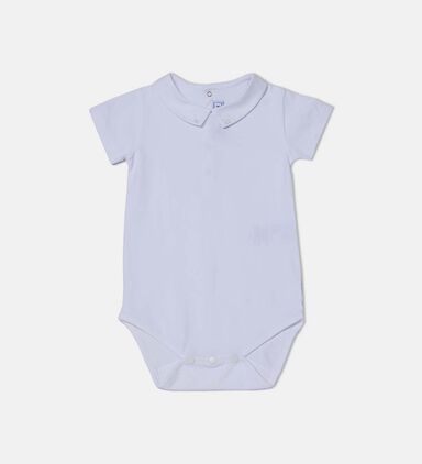 Cotton Peter Pan Collar Bodysuit