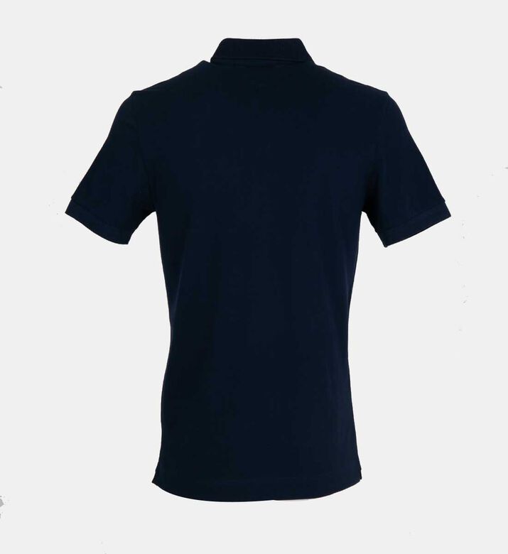 Cotton Ribbed-collar Polo Shirt Cotton Ribbed-collar Polo Shirt