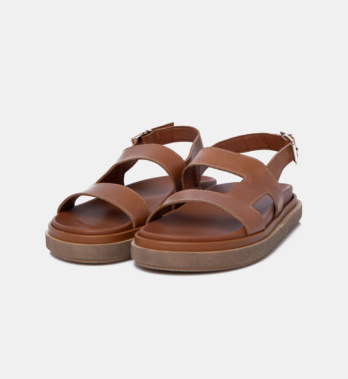 Lorelei Flat-heel Leather Sandals