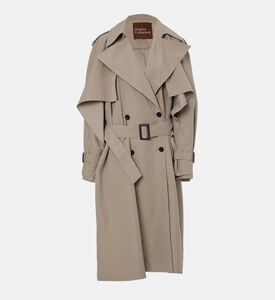 Source Unknown Button-down Long-sleeve Trench Coat, Packshot View