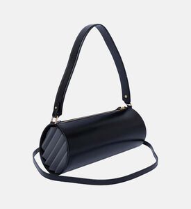 Tube Cylindric Leather Handle Bag Tube Cylindric Leather Handle Bag