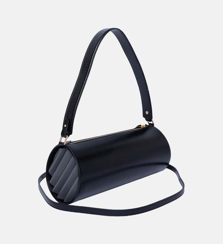 Tube Cylindric Leather Handle Bag Tube Cylindric Leather Handle Bag
