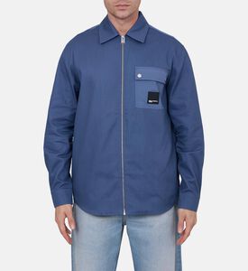 قميص طويل الأكمام بسحاب