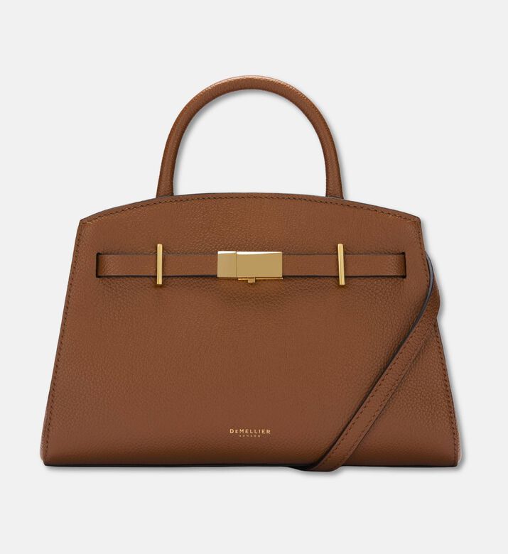 Demellier The Small Hudson Crossbody Bag, Light-brown, Packshot View