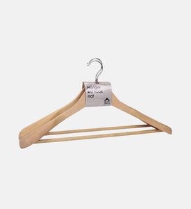 طقم شماعة معطف خشبية مكون من قطعتين