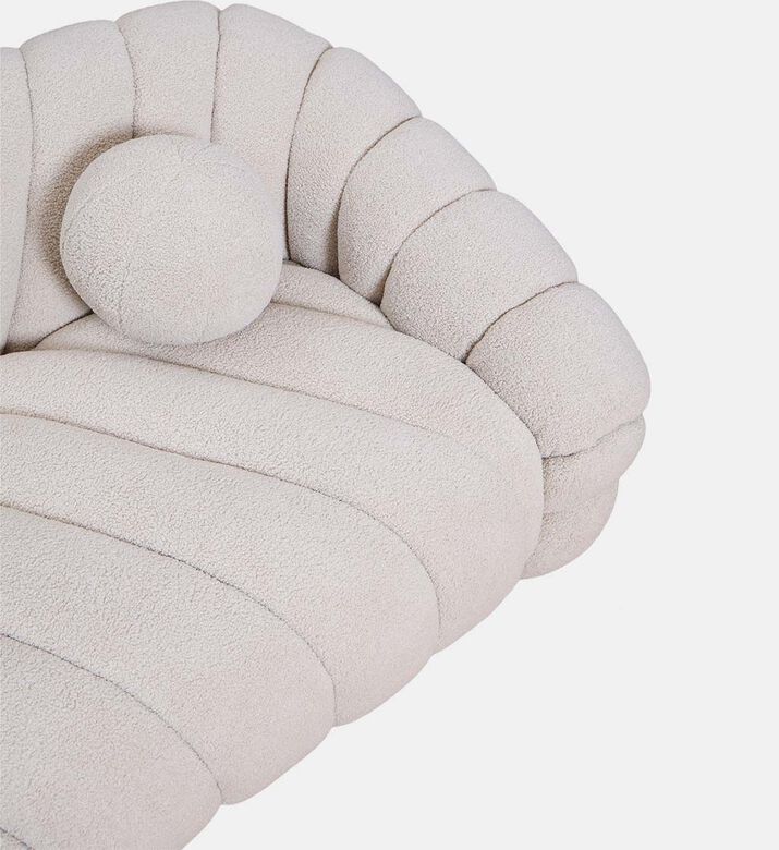 Home Deco and More Wave-patterned 3-seater Sofa, Packshot View