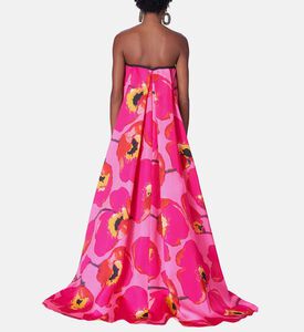 Silk Strapless Sweatheart Gown