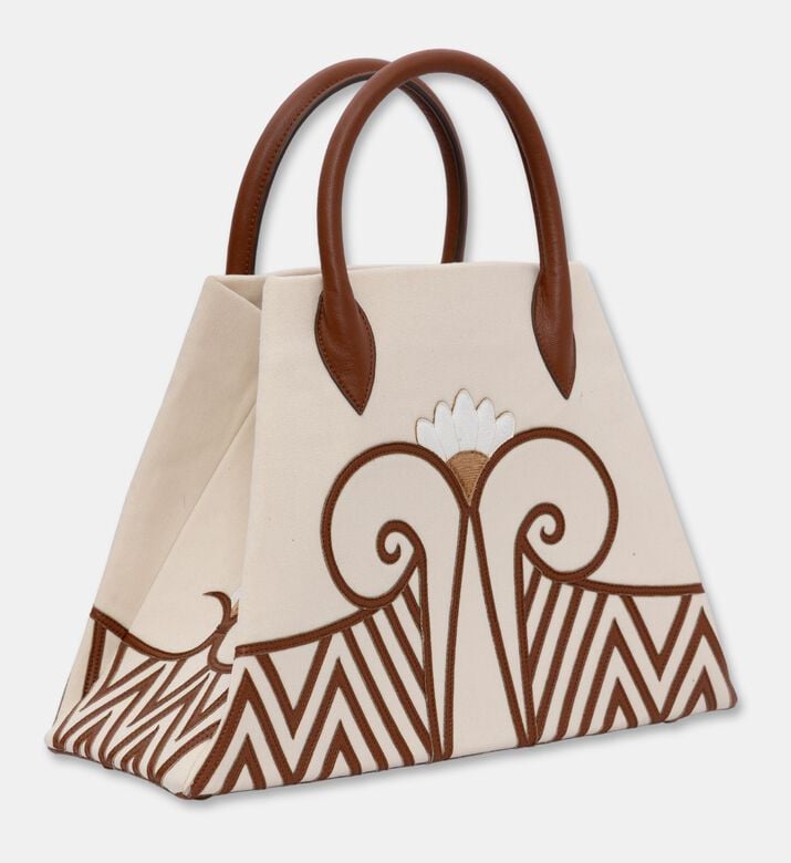 Arad Ghaderian Sousa Cream Patchwork Tote, Packshot View