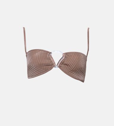 Nixie Hoop Embellished Bikini Top