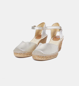 Metallic Wedge Sandals