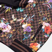 Garden Of Sharks Tipped Varsity Jacket