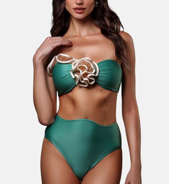 Tule Toc Strapless Bikini Top