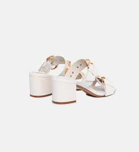 صندل جلد بكعب