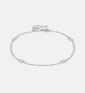 Anklets Marquise-cut Cubic Zirconia Silver Anklet Anklets Marquise-cut Cubic Zirconia Silver Anklet