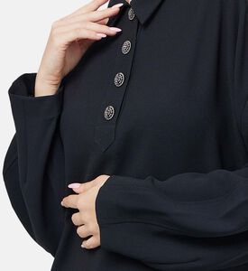 فستان من الكريب بقصة مستقيمة من ريفا