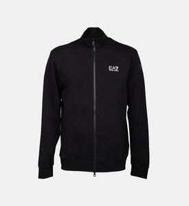 سويت شيرت قطن بلوغو بسحاب