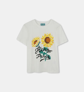 تيشيرت فضفاض بطبعة أزهار