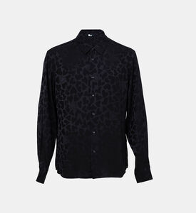 قميص جاكار بطبعة قلوب