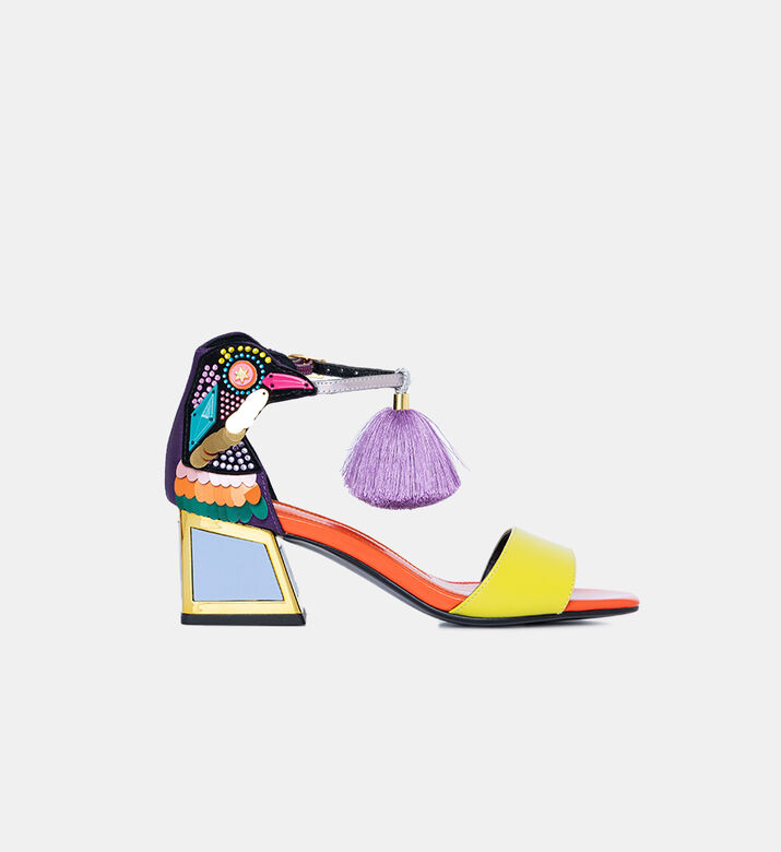 Kay Iridescent Embellished Sandals