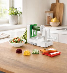 Oxo Side And Rotating Foldable Piralizer, Model View