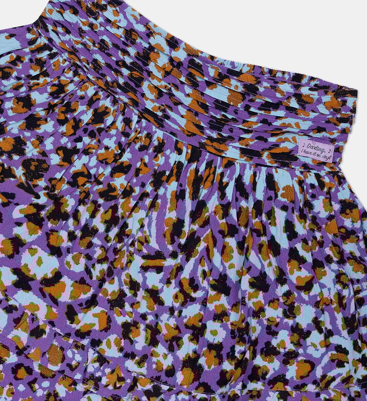 Girl Printed Mini Ruffled Skirt Girl Printed Mini Ruffled Skirt