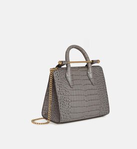 Strathberry Mini Croc-embossed Tote Bag, Packshot View