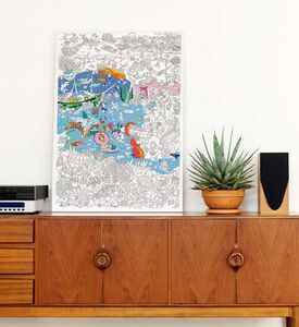 ملصق تلوين كبير دبي