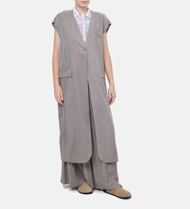 V-neck Regular-fit Dress