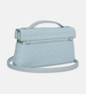 JW PEI Thea Weave Texture Top Handle Bag, Blue, Packshot View