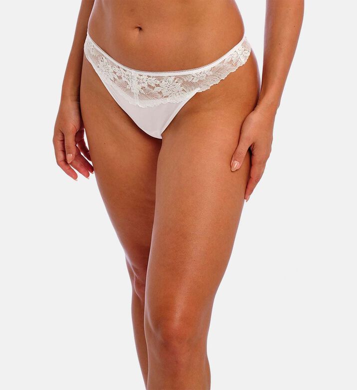 Lace-trimmed Waistband Thong