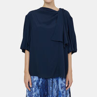 Drape Detail Short Sleeve Top