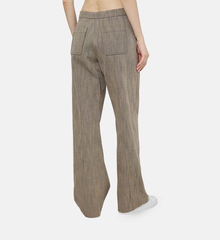 بنطال هارولد قطن تويل بلونين