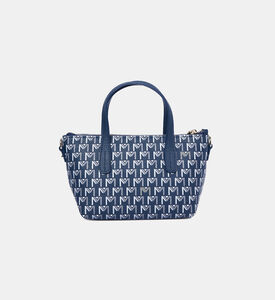 حقيبة يد صغيرة بطبعة لوغو الماركة