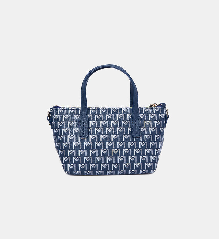 حقيبة يد صغيرة بطبعة لوغو الماركة