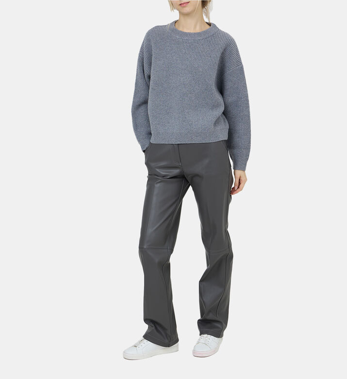 Knitted Crewneck Sweater
