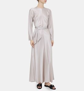 Silk Satin Sash Midi Dress Silk Satin Sash Midi Dress
