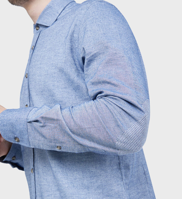 قميص قطني مزين بالفانيلا