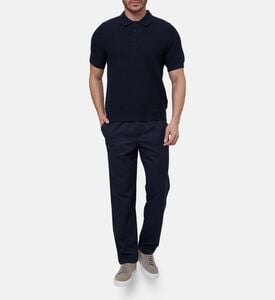 قميص بولو بنقشة متعرجة