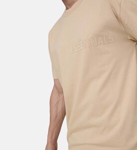 تيشيرت بقصة فضفاضة بنقشة بارزة