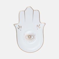 Eye Cup Hamsa Tray 2-piece Set