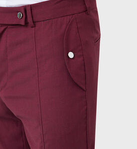 سروال كلاسيكي بسحاب مكبل