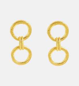 Ottoman Hands Chain Drop Earrings, Packshot View