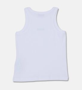 Moschino BKT Ribbed Sleeveless Tank Top, Packshot View