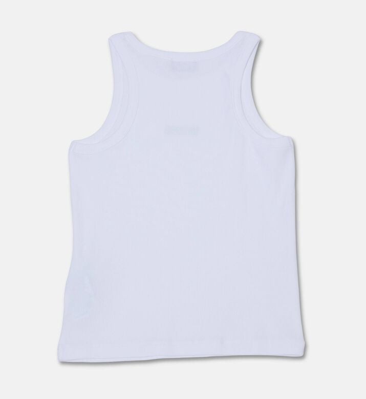 Moschino BKT Ribbed Sleeveless Tank Top, Packshot View