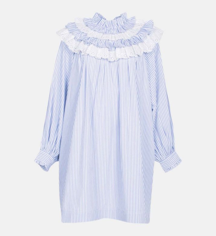Baby Sailor Cotton Mini Dress