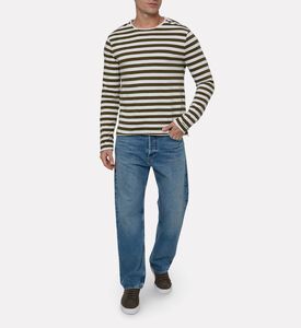 Zadig et Voltaire Timo Striped Long-sleeve T-shirt, Model View