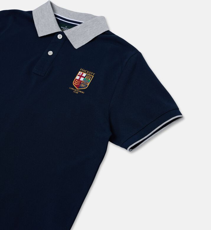 Hackett London Logo-embroidery Regular-fit Polo Shirt, Packshot View