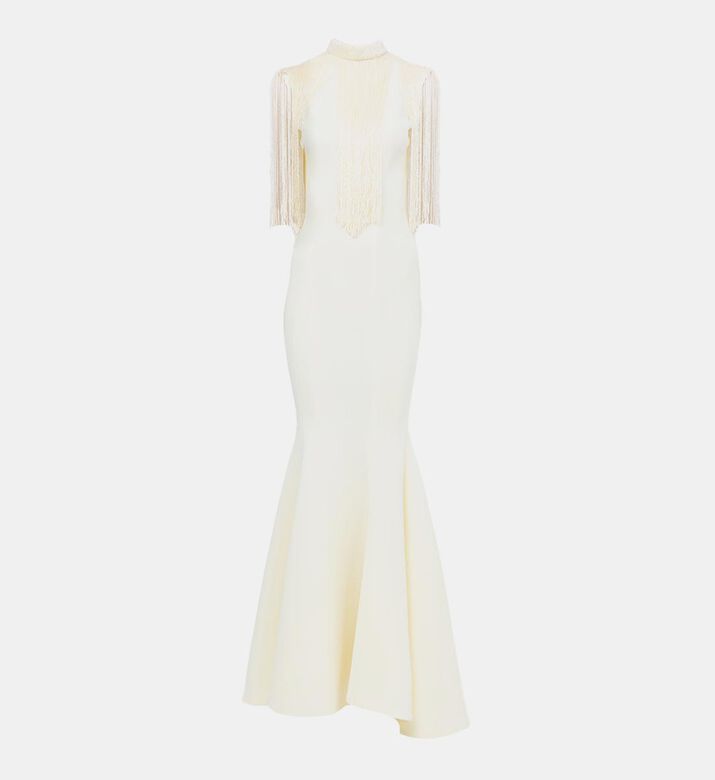 Beaded Fringe Mermaid Dress