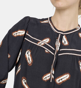 بلوزة كابيلا بأكمام طويلة