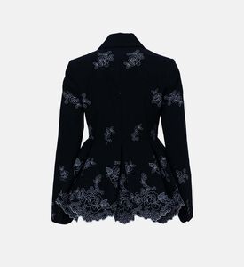 Marlene Peplum Seersucker Jacket